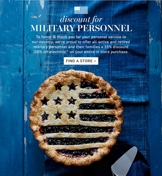 5 Home Goods Retailers That Offer A Military Discount